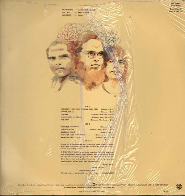 ZZ Top : First Album (LP, Album, RE)