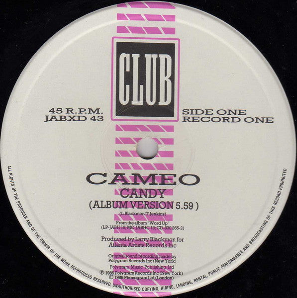 Cameo : Candy (2x12", Gat)