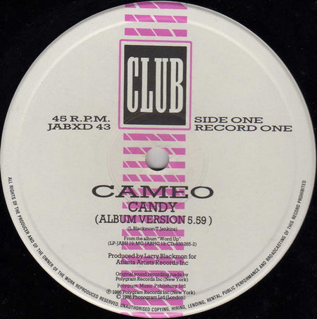 Cameo : Candy (2x12", Gat)