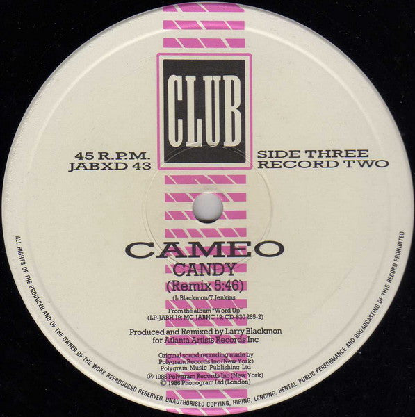 Cameo : Candy (2x12", Gat)