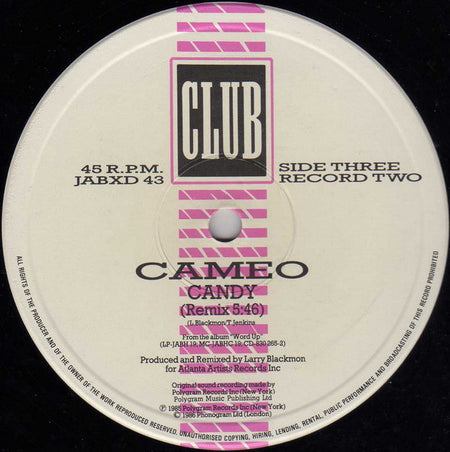 Cameo : Candy (2x12", Gat)