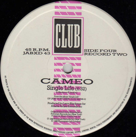 Cameo : Candy (2x12", Gat)