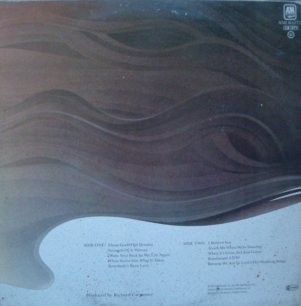 Carpenters : Made In America (LP, Album)