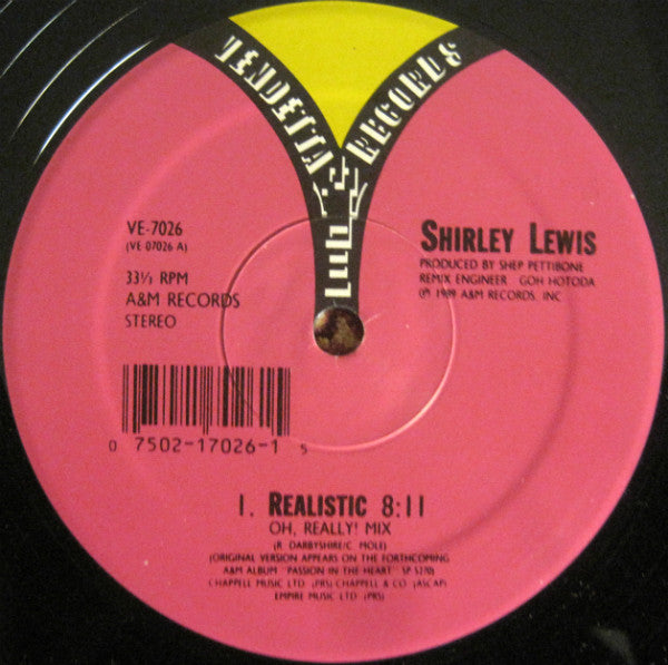Shirley Lewis : Realistic (12")