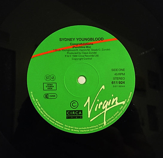 Sydney Youngblood : Congratulations (12")