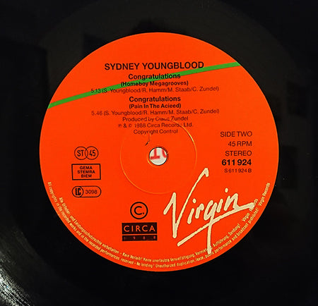 Sydney Youngblood : Congratulations (12")