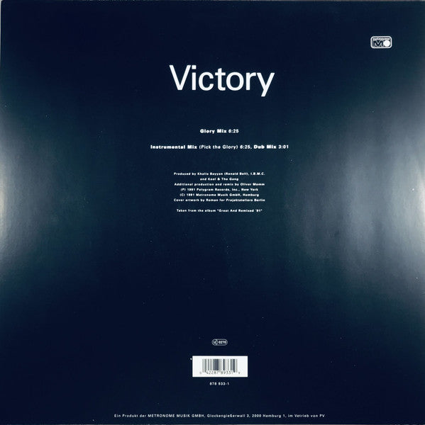 Kool & The Gang : Victory (Glory Mix) (12")