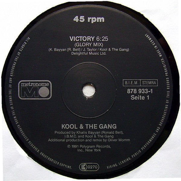 Kool & The Gang : Victory (Glory Mix) (12")