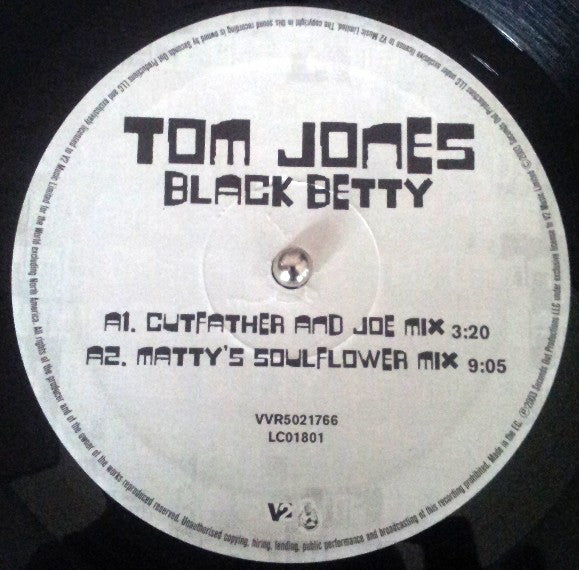 Tom Jones : Black Betty (12")