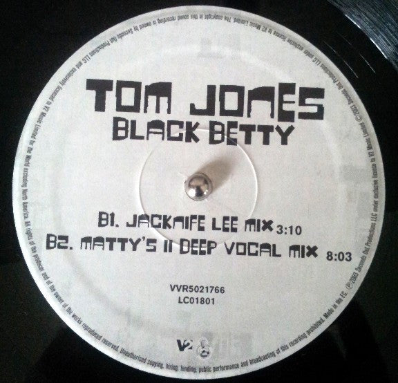Tom Jones : Black Betty (12")