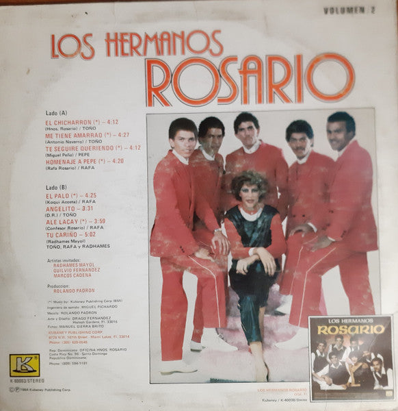 Los Hermanos Rosario : Volumen/2 (LP, Album)