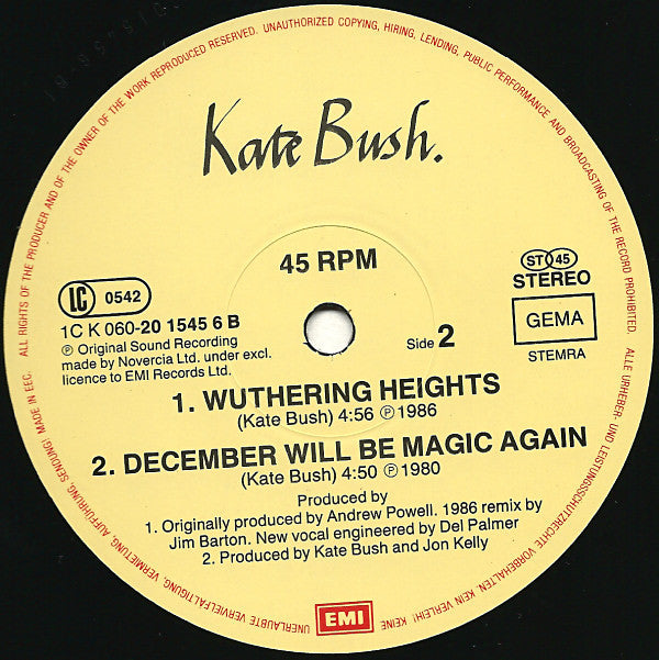 Kate Bush : Experiment IV (12")