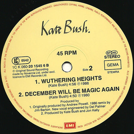 Kate Bush : Experiment IV (12")