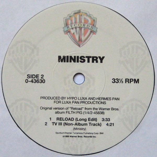Ministry : The Fall / Reload (12", Single)