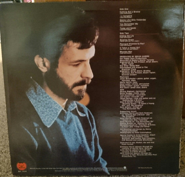 Jesse Winchester : Nothing But A Breeze (LP, Album)