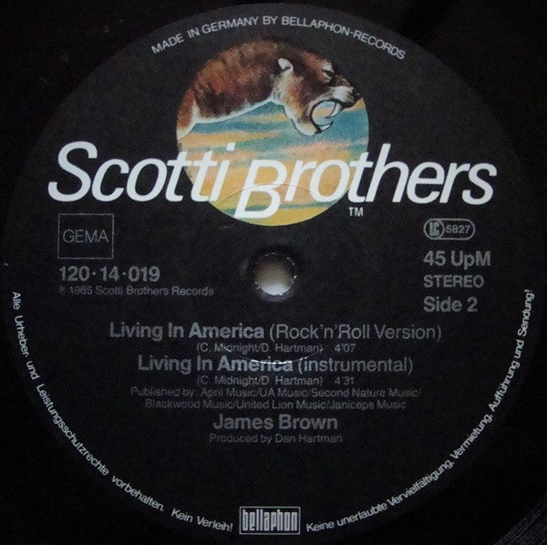 James Brown : Living In America (12")