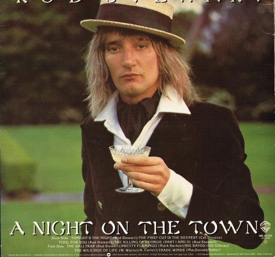 Rod Stewart : A Night On The Town (LP, Album, RP)
