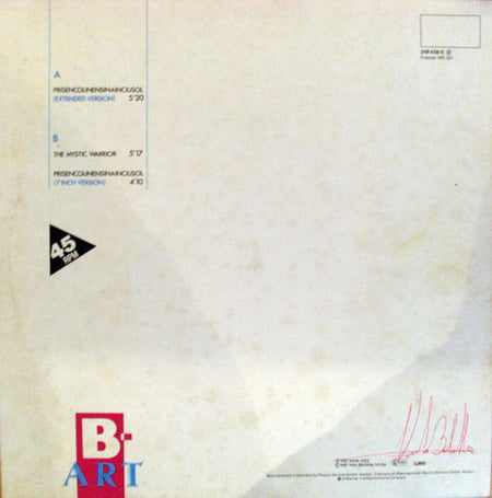 B-Art : Prisencolinensinainciusol (Alright ) (12")