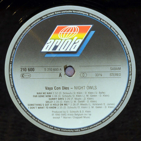 Vaya Con Dios : Night Owls (LP, Album)