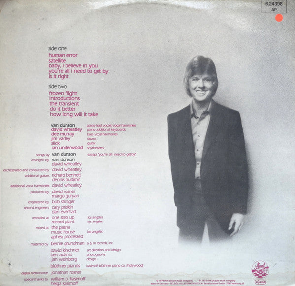 Van Dunson : Van Dunson (LP, Album)