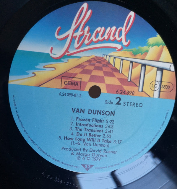 Van Dunson : Van Dunson (LP, Album)