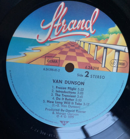 Van Dunson : Van Dunson (LP, Album)