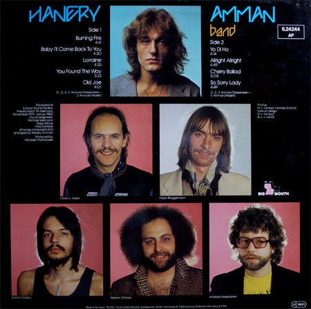 Hanery Amman : Burning Fire (LP, Album)