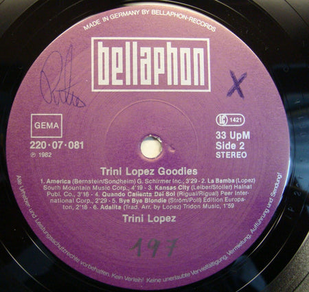 Trini Lopez : Goodies (LP, Comp)