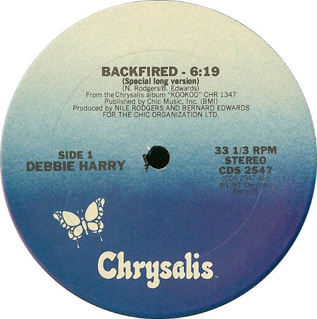 Deborah Harry : Backfired (Special Limited Edition Extended Version) (12", Ltd)