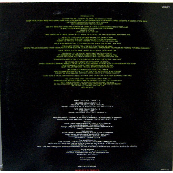 Cerrone : The Collector (12", Maxi)