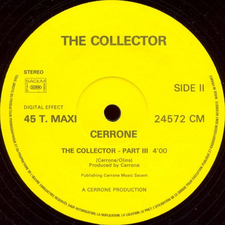 Cerrone : The Collector (12", Maxi)