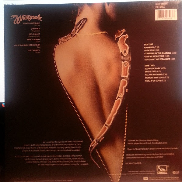 Whitesnake : Slide It In (LP, Album, RE)