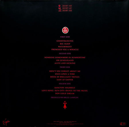 Simple Minds : Live In The City Of Light (2xLP, Album, Gat)