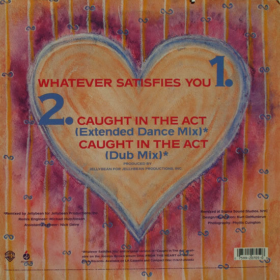 Jocelyn Brown : Whatever Satisfies You (12", Maxi)