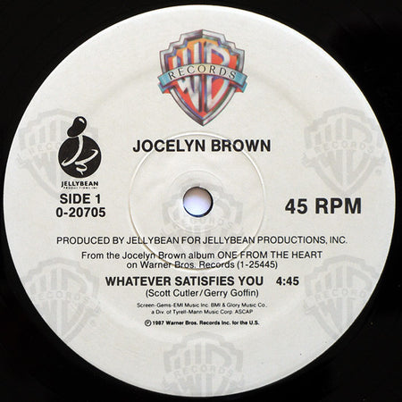 Jocelyn Brown : Whatever Satisfies You (12", Maxi)
