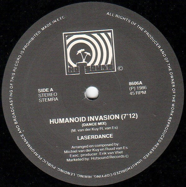 Laserdance : Humanoid Invasion (12")