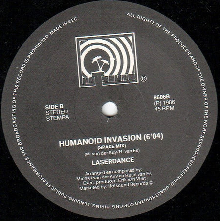 Laserdance : Humanoid Invasion (12")