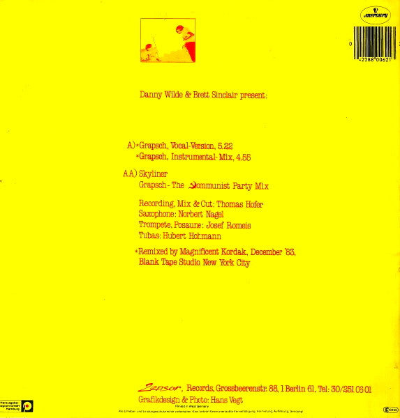 Die Zwei : Grapsch! (12", Maxi)