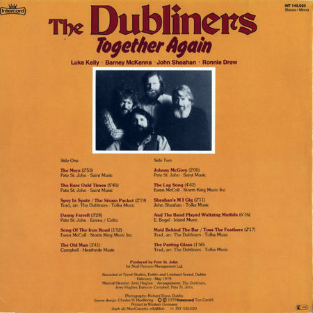The Dubliners : Together Again (LP, Album)