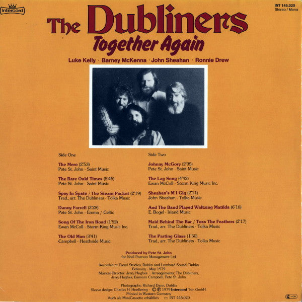 The Dubliners : Together Again (LP, Album)