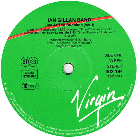 Ian Gillan Band : Live At The Budokan Volumes I & II (2xLP, Album)