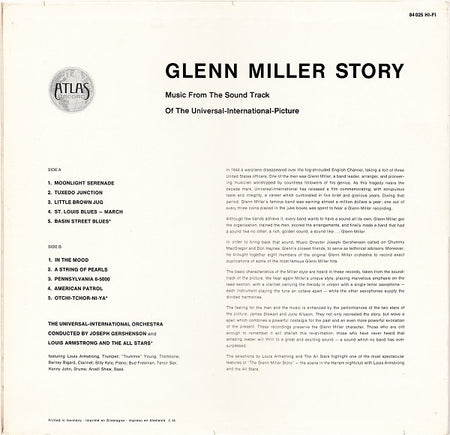 The Universal-International Orchestra : The Glenn Miller Story (Music From The Sound Track Of The Universal-International Motion Picture) (LP, Album, Mono, Club)