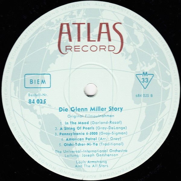 The Universal-International Orchestra : The Glenn Miller Story (Music From The Sound Track Of The Universal-International Motion Picture) (LP, Album, Mono, Club)
