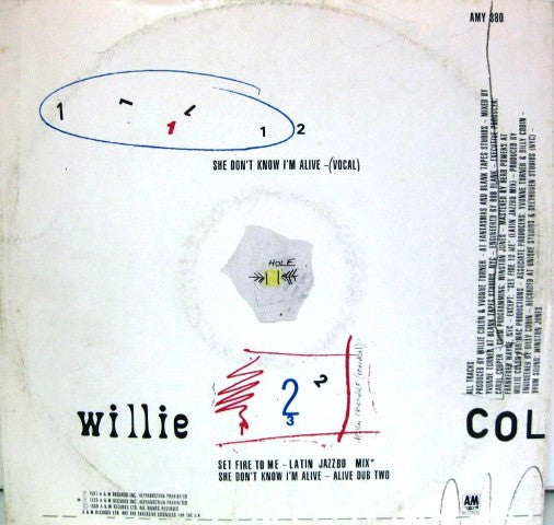 Willie Colón : She Don't Know I'm Alive (12")