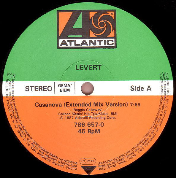 LeVert : Casanova (12", Maxi)