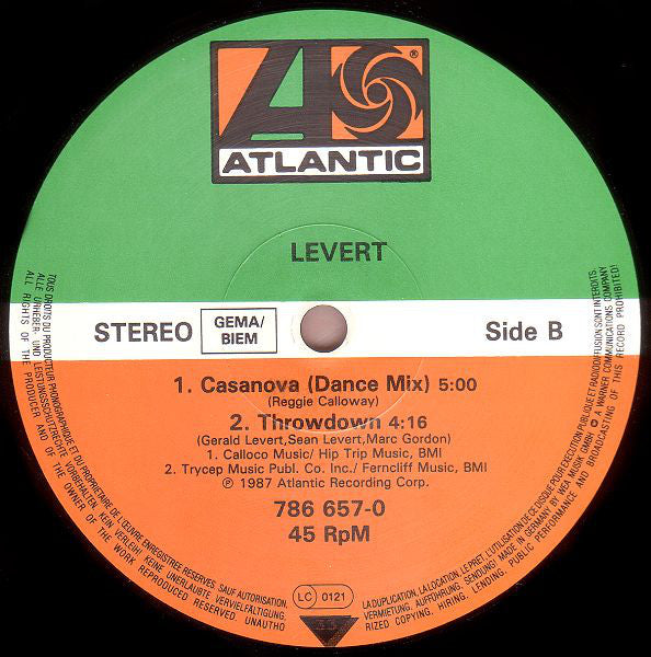 LeVert : Casanova (12", Maxi)