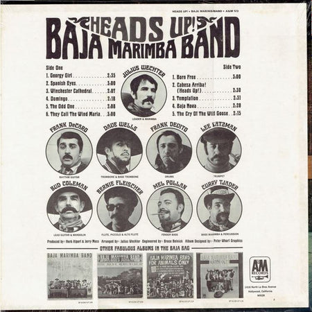 Baja Marimba Band : Heads Up! (LP, Album, Mono, Ter)