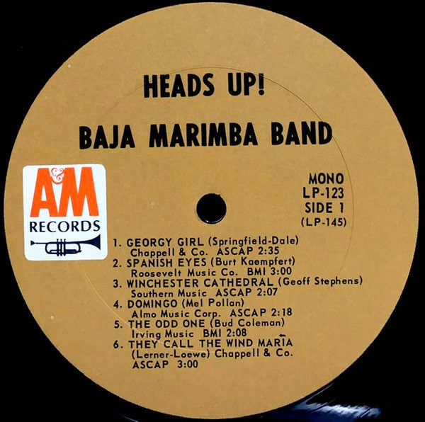 Baja Marimba Band : Heads Up! (LP, Album, Mono, Ter)