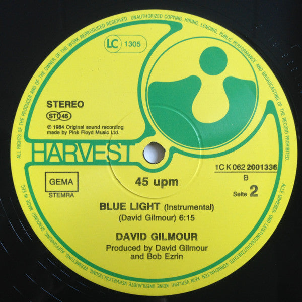 David Gilmour : Blue Light (12")