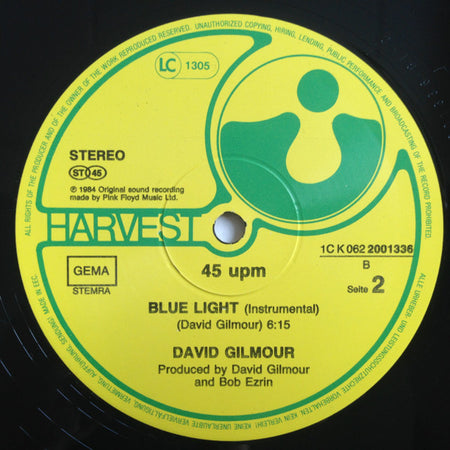 David Gilmour : Blue Light (12")